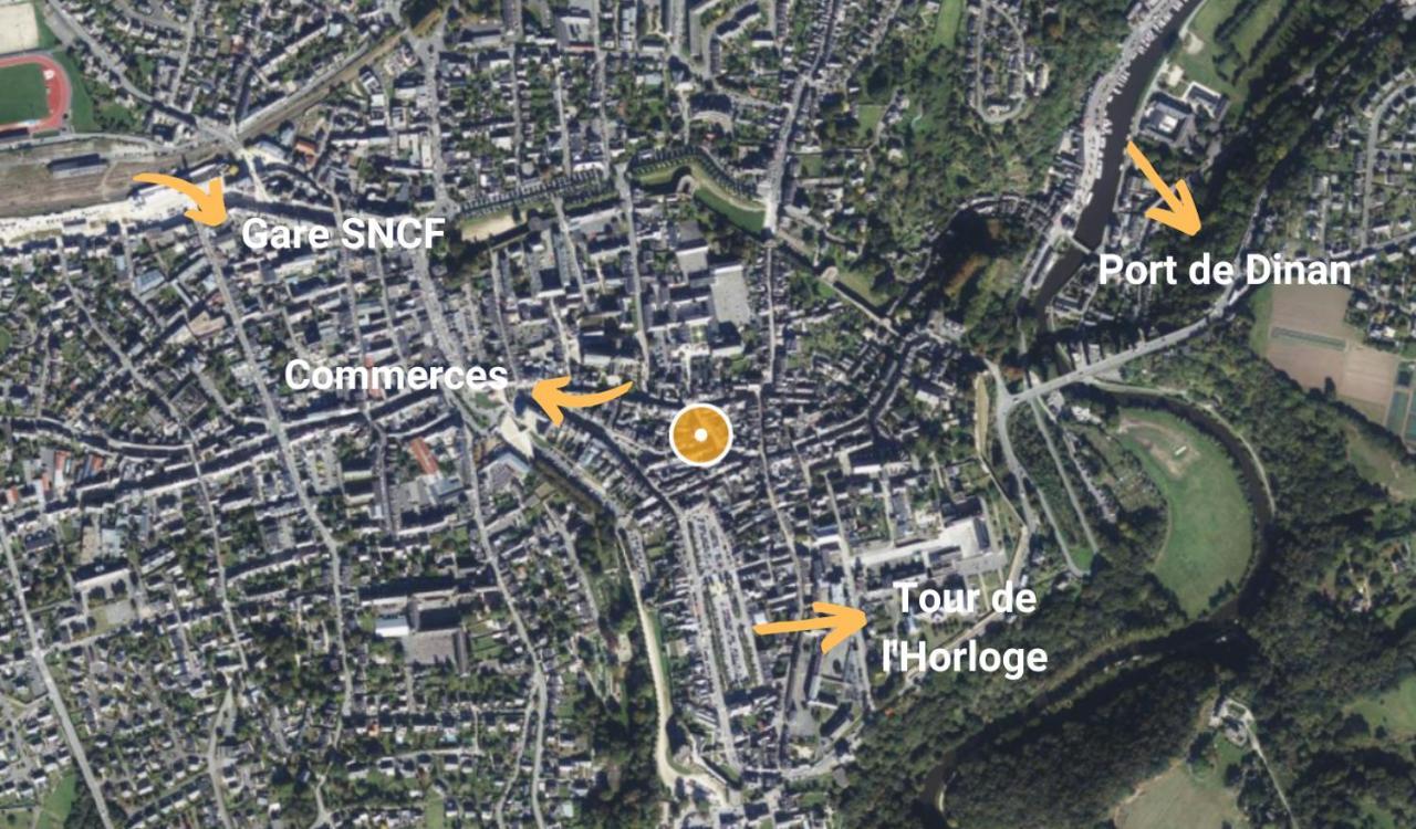 Mallory - Appartement Spacieux Dinan Centre Eksteriør bilde